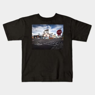 Street Graffiti Looking Up Kids T-Shirt